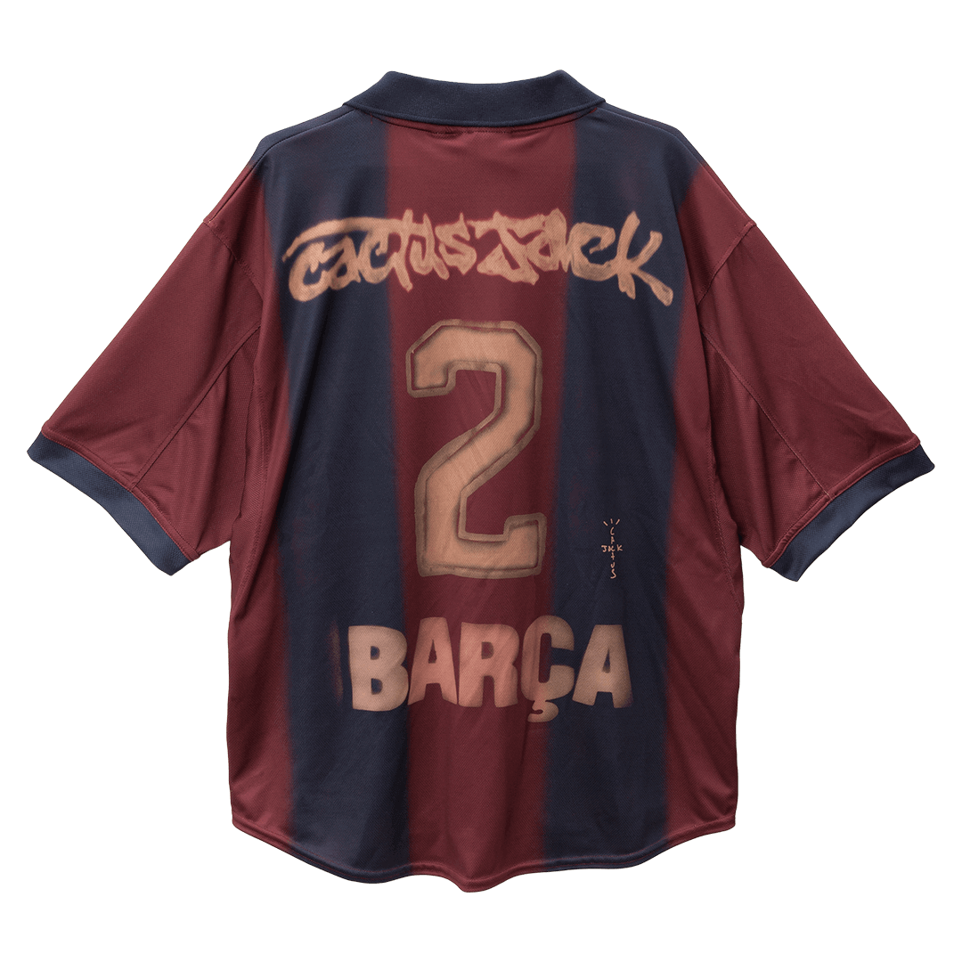 Barcelona X CJ Retro Jersey Soccer Jersey Home 2000/01