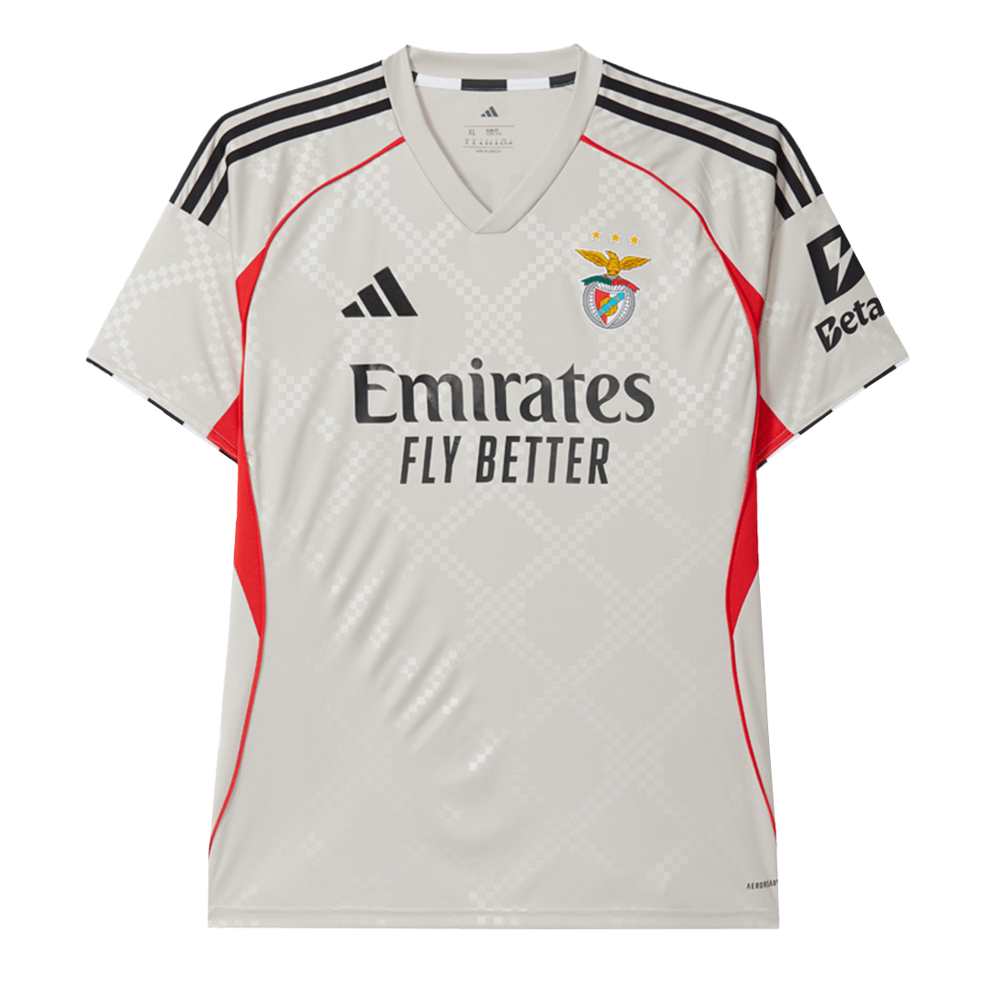 Benfica Jersey Custom Soccer Jersey Away 2025/26