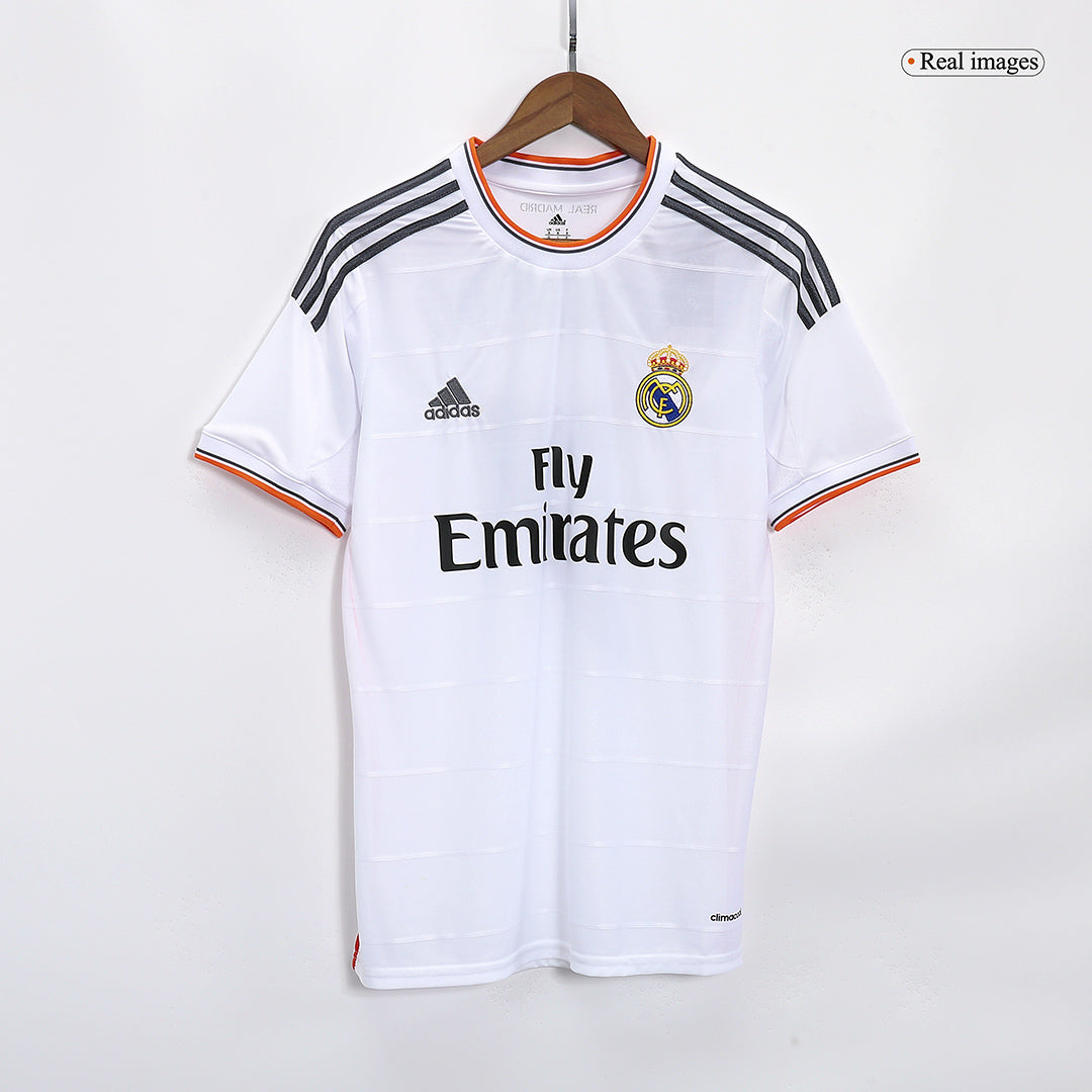 Real Madrid Retro Jersey Custom RONALDO #7 Soccer Jersey Home 2013/14