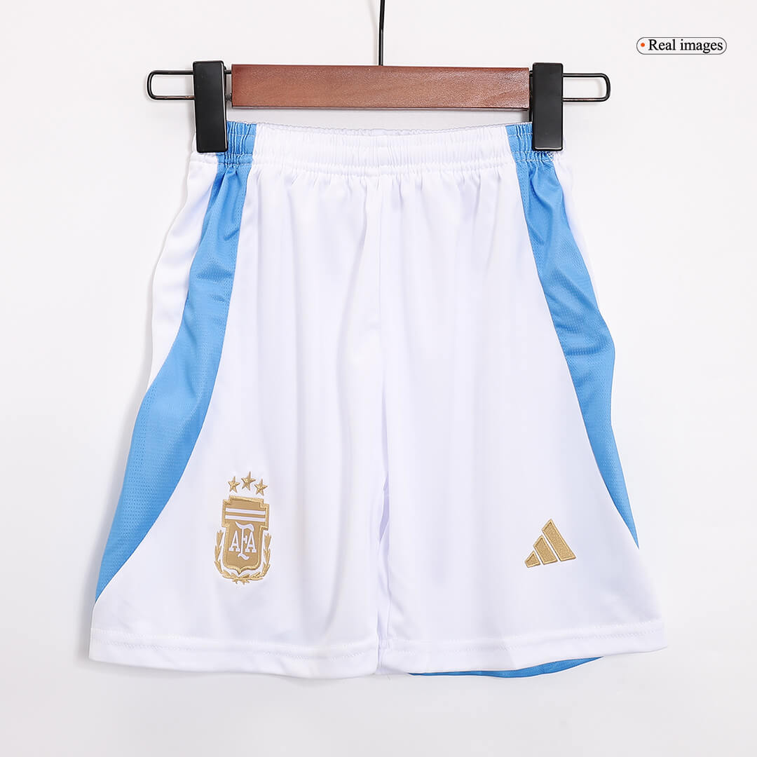 Kid's Argentina Home Soccer Jersey Kit Copa America 2024