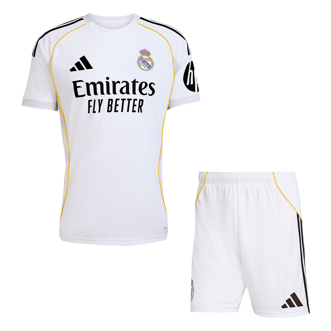 Real Madrid Home Soccer Uniform Kits 2025/26
