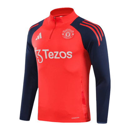 Manchester United Zipper Sweatshirt Kit(Top+Pants) 2024/25