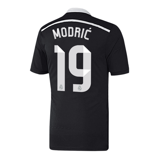 Real Madrid Retro Jersey Custom MODRIĆ #19 Soccer Jersey Third Away 2014/15
