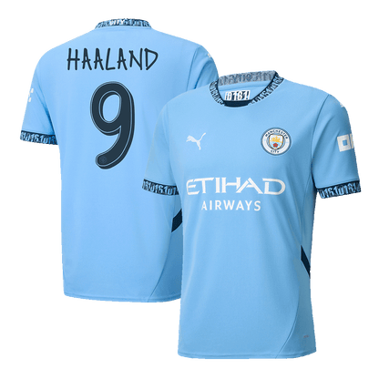 HAALAND #9 Manchester City Home soccer jersey 2024/25 - UCL