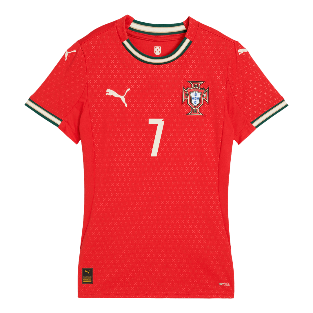 RONALDO #7 Portugal Soccer Jersey Home Women Custom Shirt 2025