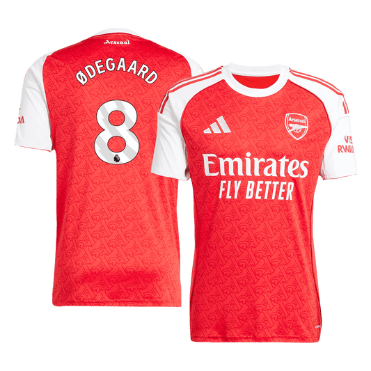 Arsenal Jersey Custom ?DEGAARD #8 Soccer Jersey Home 2025/26