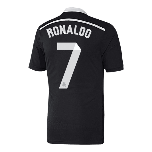 Real Madrid Retro Jersey Custom RONALDO #7 Soccer Jersey Third Away 2014/15