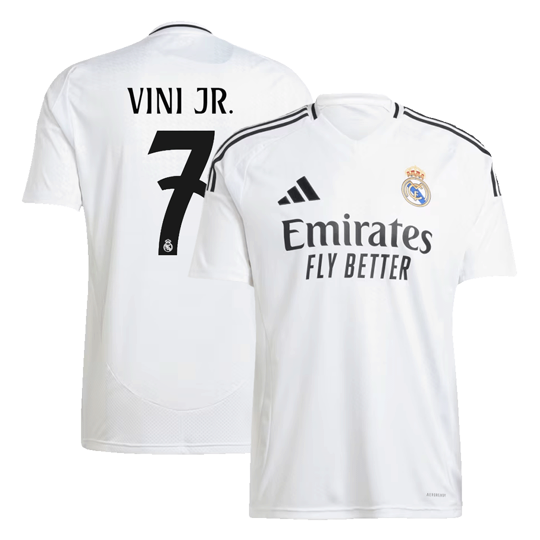 Real Madrid soccer jersey VINI JR. #7 Home 2024/25