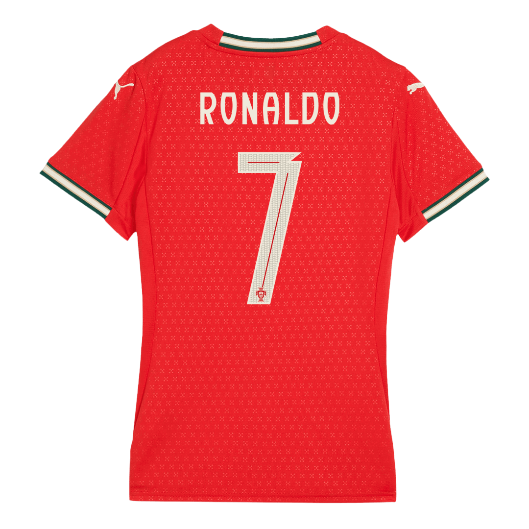 RONALDO #7 Portugal Soccer Jersey Home Women Custom Shirt 2025