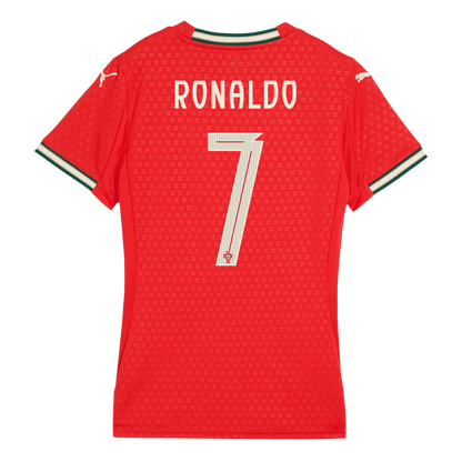 RONALDO #7 Portugal Soccer Jersey Home Women Custom Shirt 2025