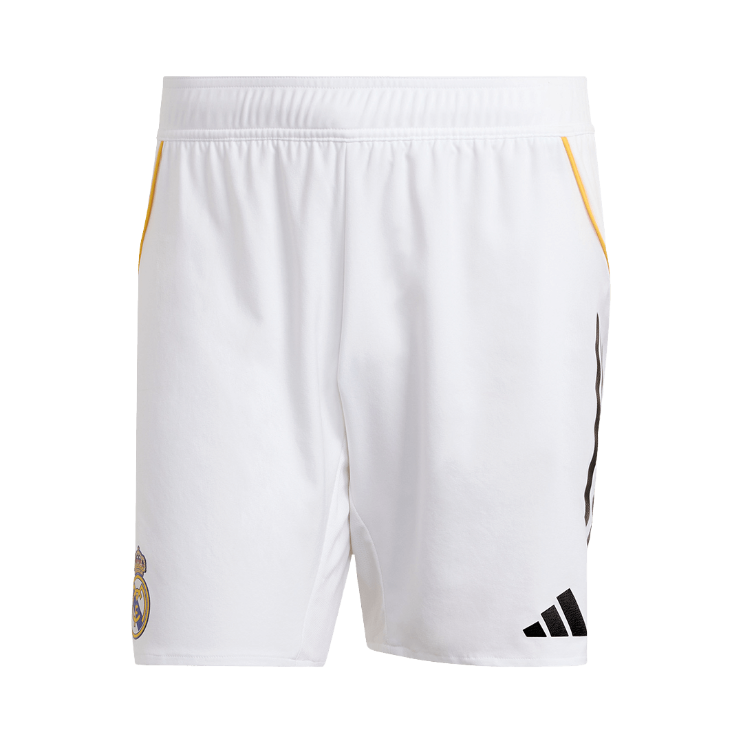 Authentic Real Madrid Home Soccer Shorts 25/26 White