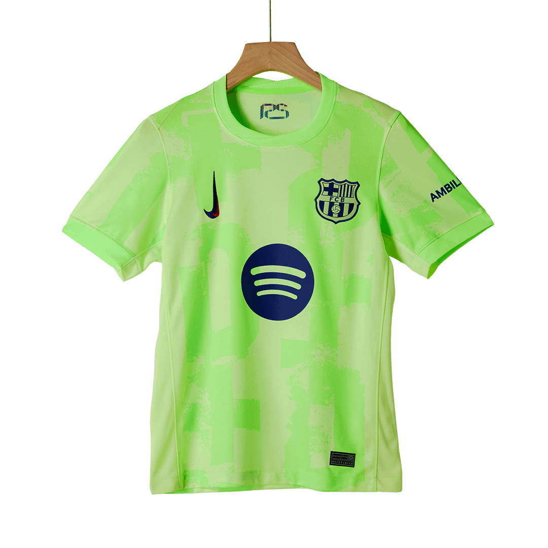 Barcelona Third Away Soccer Jersey Kit 2024/25 - (Spotify Logo Without Text)