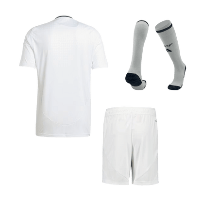 Men's Real Madrid Home Soccer Jersey Kit (Shirt+Shorts+Socks) 2024/25