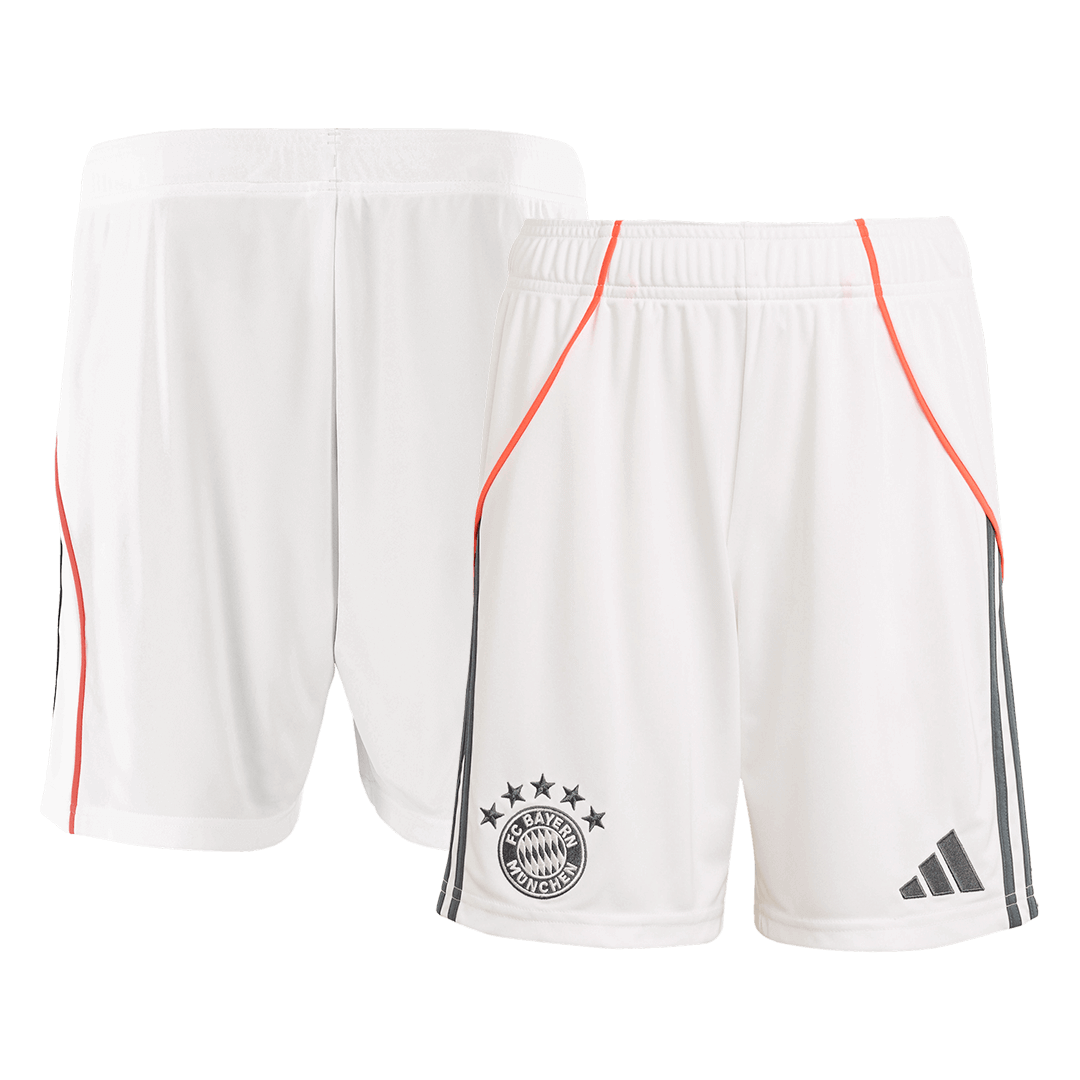Bayern Munich Away Soccer Shorts 2025/26 White