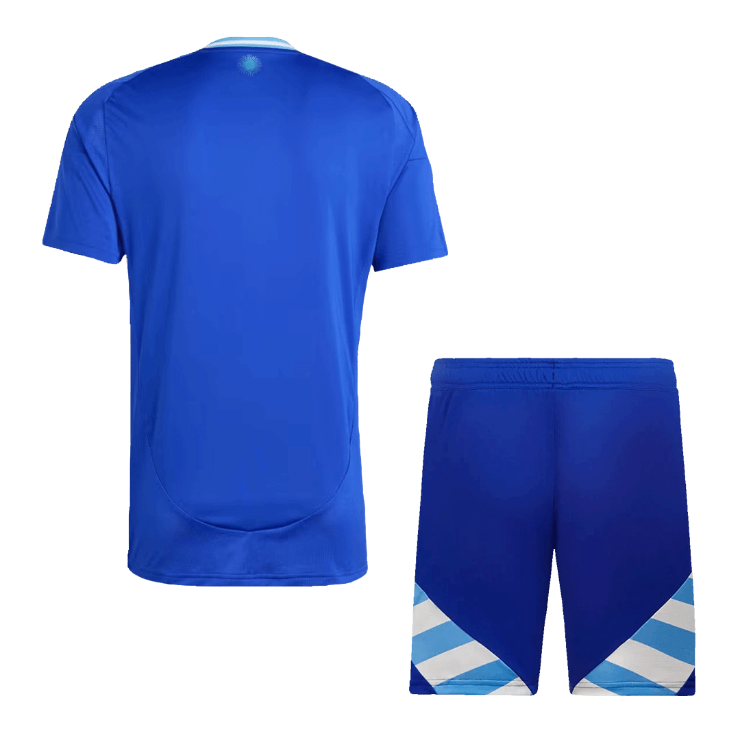 Argentina Away Soccer Jersey Kit(Jersey+Shorts) 2024