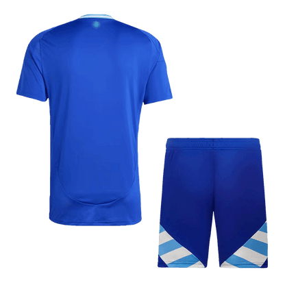 Argentina Away Soccer Jersey Kit(Jersey+Shorts) 2024