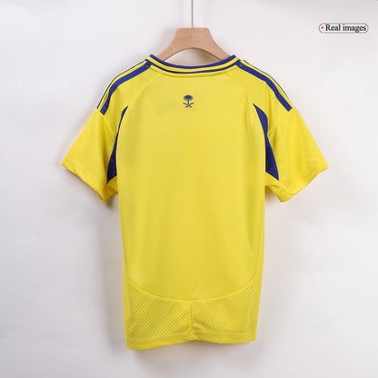 Kid's RONALDO #7 Al Nassr Home Soccer Jersey Kit 2024/25