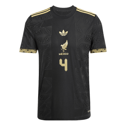 Player Version Mexico Jersey E.ÁLVAREZ #4 Soccer Jersey Third Away 2025 Gold Cup