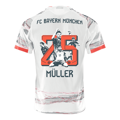 Player Version Bayern Munich Jersey Custom MÜLLER Special #25 Soccer Jersey Away 2025/26