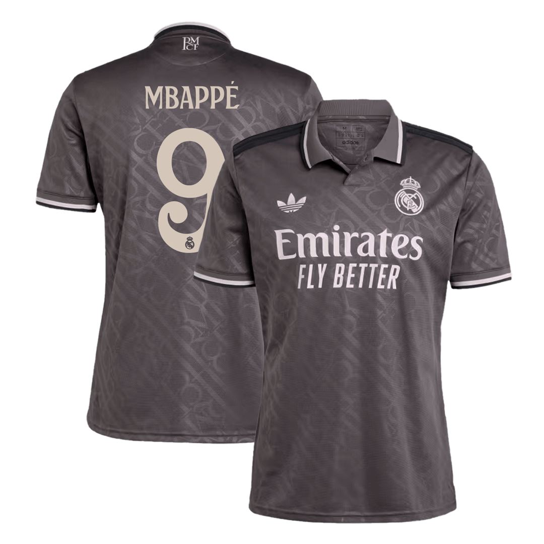 Mbapp¡§| #9 Real Madrid Third Away soccer jersey 2024/25