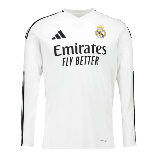 Real Madrid Home Long Sleeve soccer jersey 2024/25