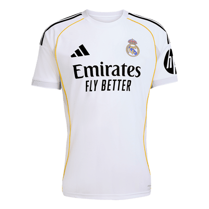 Real Madrid Jersey Custom Soccer Jersey Home 2025/26