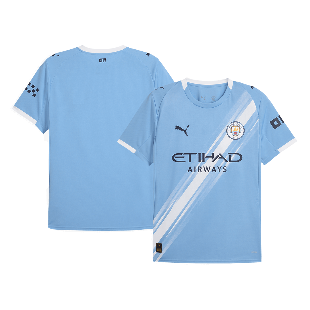 Manchester City Jersey Custom Soccer Jersey Home 2025/26