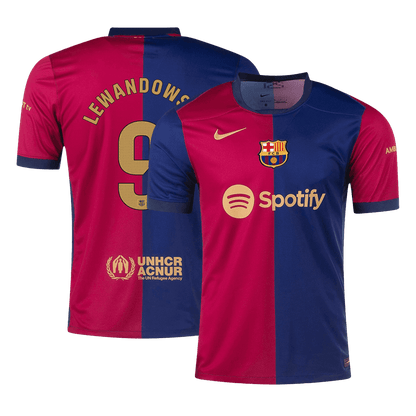 LEWANDOWSKI #9 Barcelona Home soccer jersey 2024/25