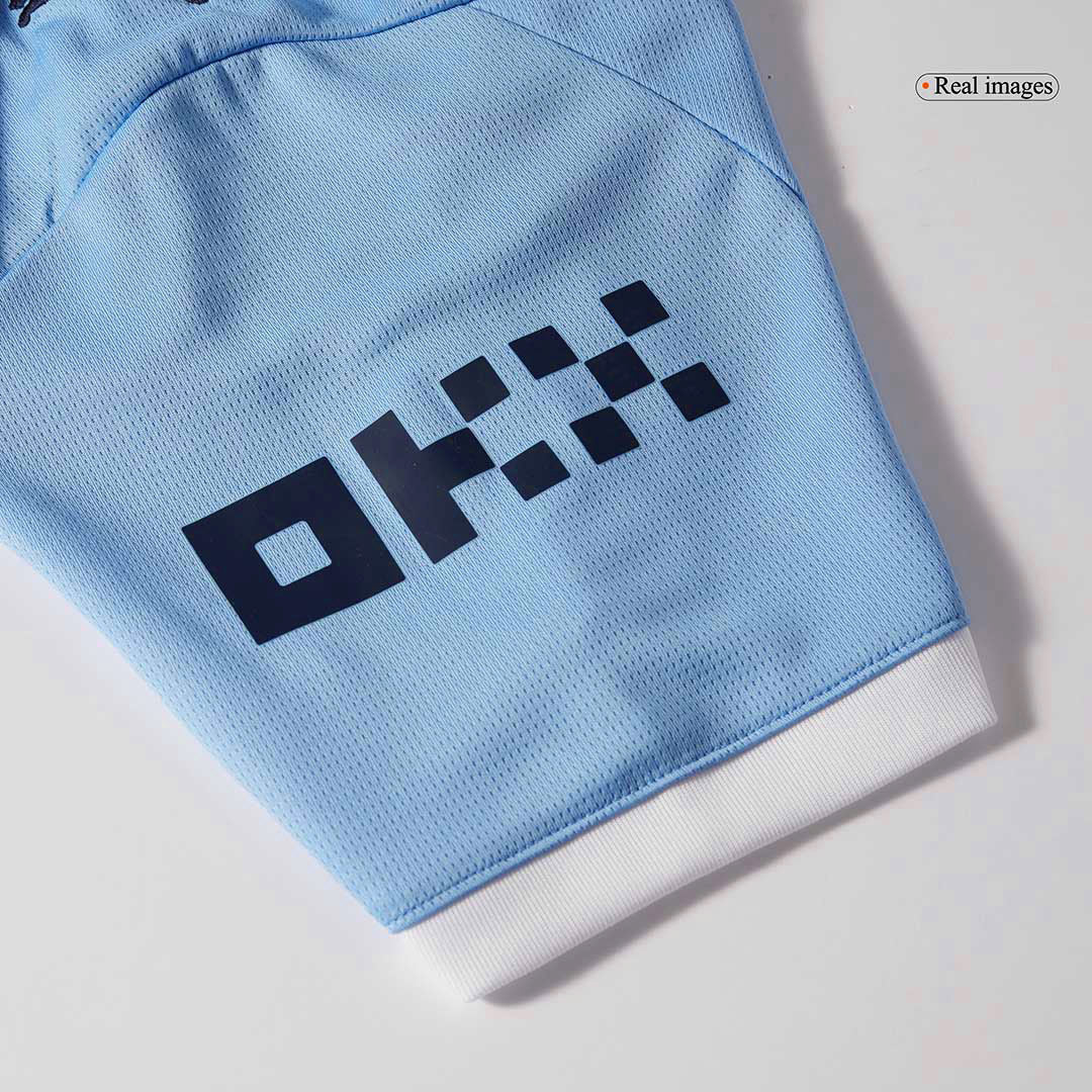 Manchester City Home Soccer Uniform Kits 2025/26