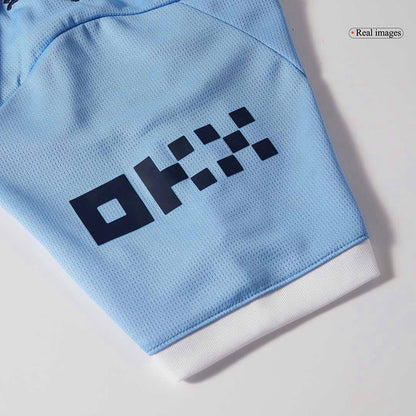 Manchester City Home Soccer Uniform Kits 2025/26