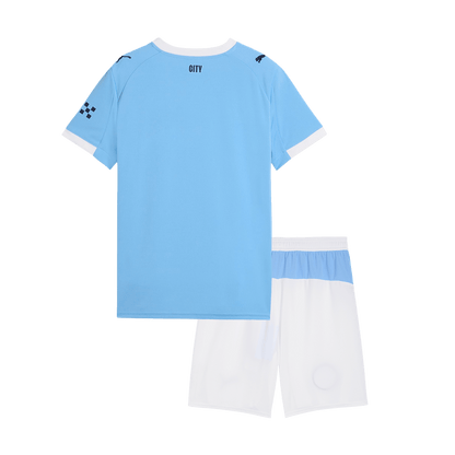 Kids Manchester City Custom Home Soccer Kits 2025/26