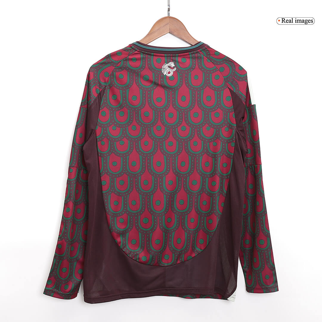 Mexico Home Long Sleeve Soccer Jersey Copa America 2024