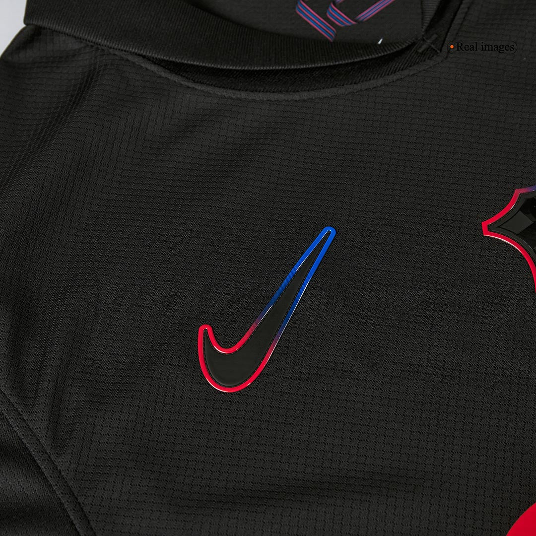 Barcelona Jersey Custom RAPHINHA #11 Soccer Jersey Away 2024/25 - UCL (Old Sponsor)