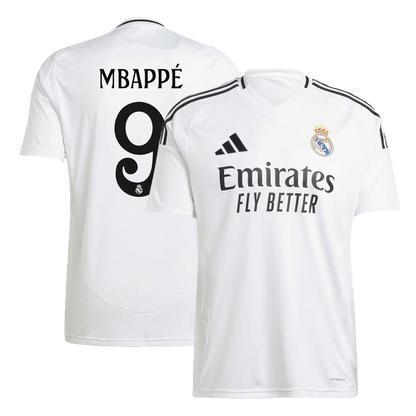 Real Madrid soccer jersey Mbapp¡§| #9 Home 2024/25