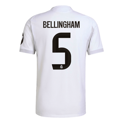Player Version Real Madrid Jersey Custom BELLINGHAM #5 Soccer Jersey Home 2025/26