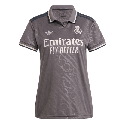 Real Madrid Soccer Jersey Third Away Women Custom Shirt 2024/25