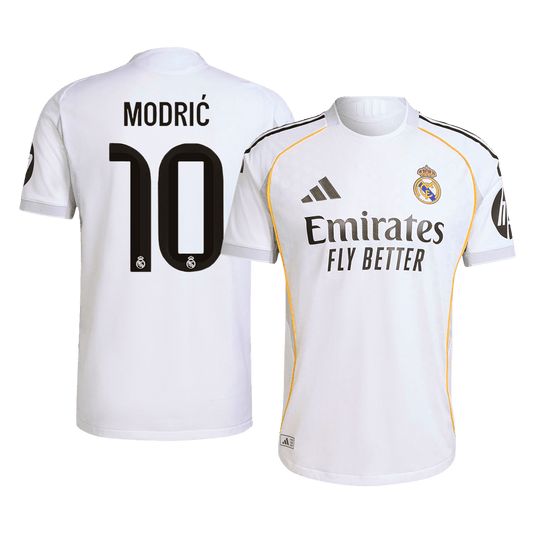 Player Version Real Madrid Jersey Custom MODRIĆ #10 Soccer Jersey Home 2025/26