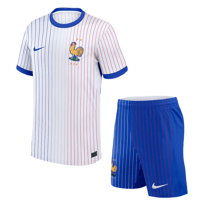 France Away Soccer Jersey Kit(Jersey+Shorts) Euro 2024