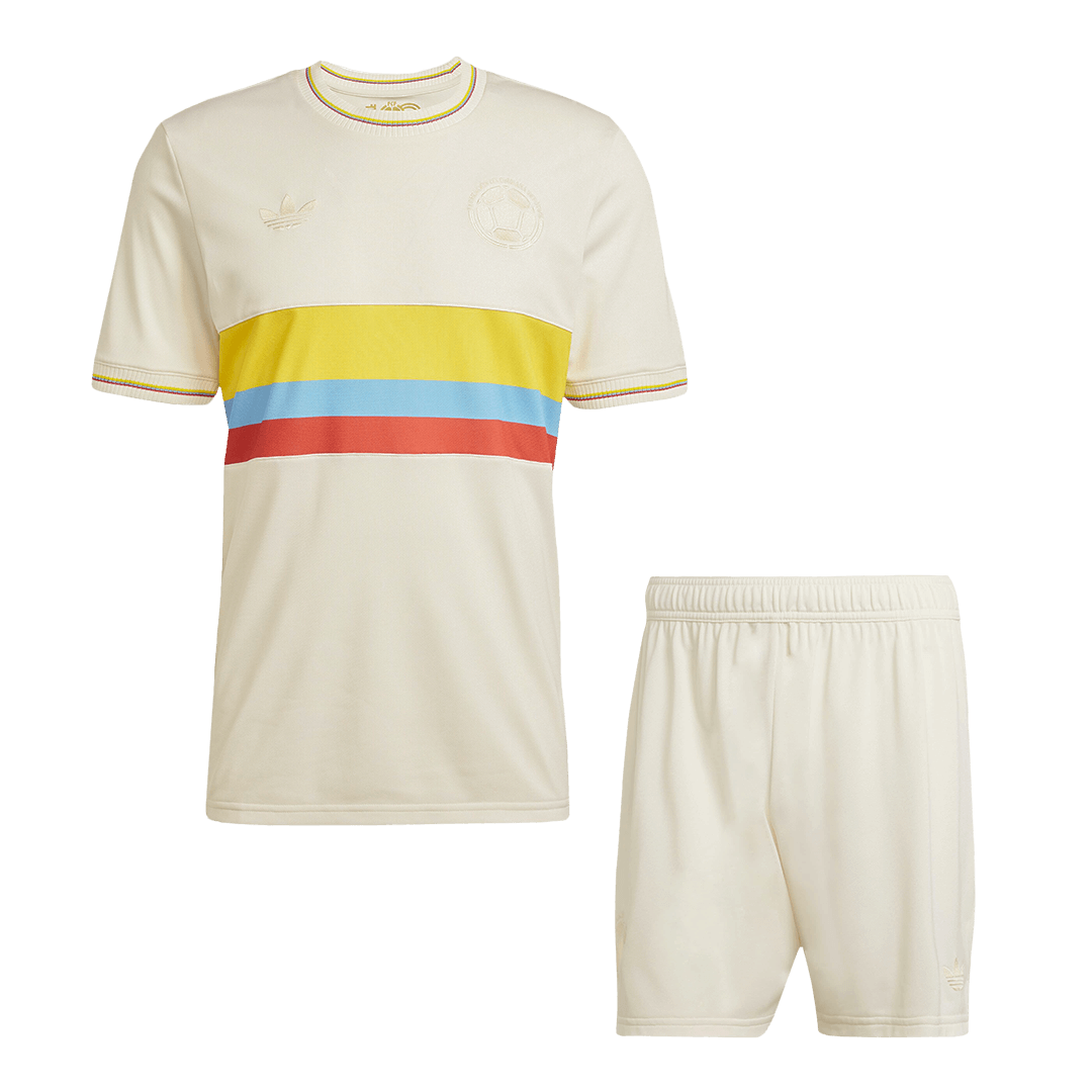 Colombia Soccer Jersey Kit(Jersey+Shorts) 2024 - 100th Anniversary