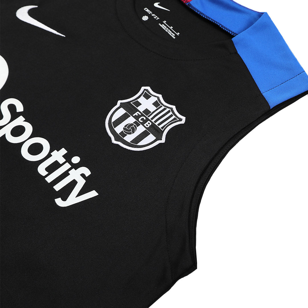 Barcelona Pre-Match Soccer Jersey Vest Kit(Jersey+Shorts) 2024/25