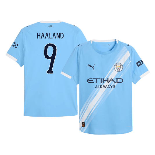Player Version Manchester City Jersey Custom HAALAND #9 Soccer Jersey Home 2025/26 - Club World Cup