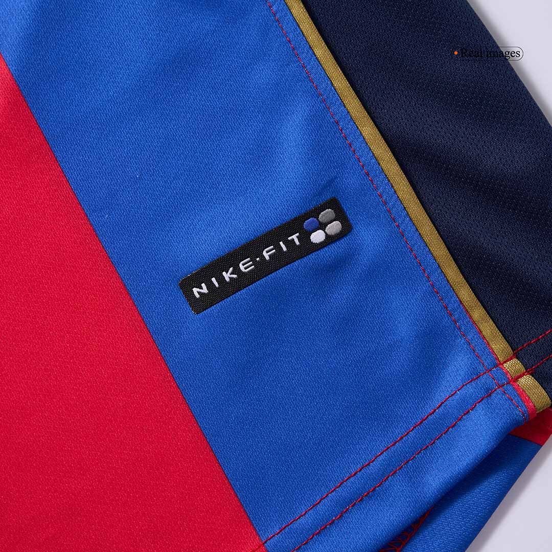 Barcelona Retro Jersey Custom RIVALDO #10 Soccer Jersey Home 2001/02