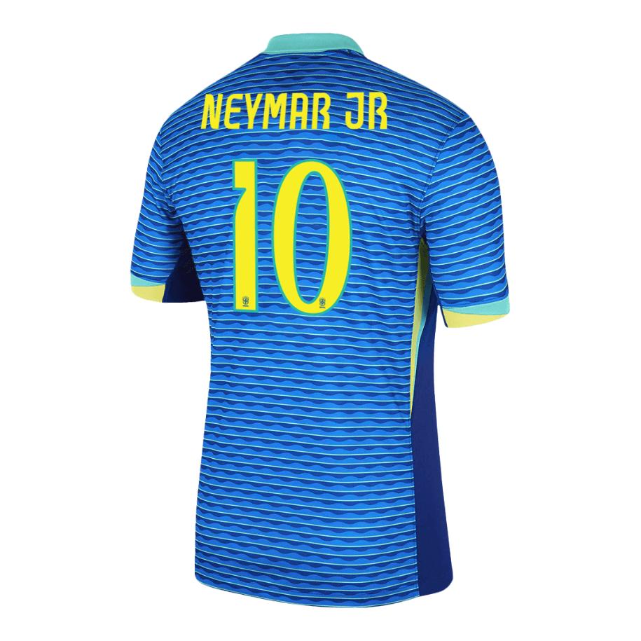 NEYMAR JR #10 Brazil Away Soccer Jersey 2024