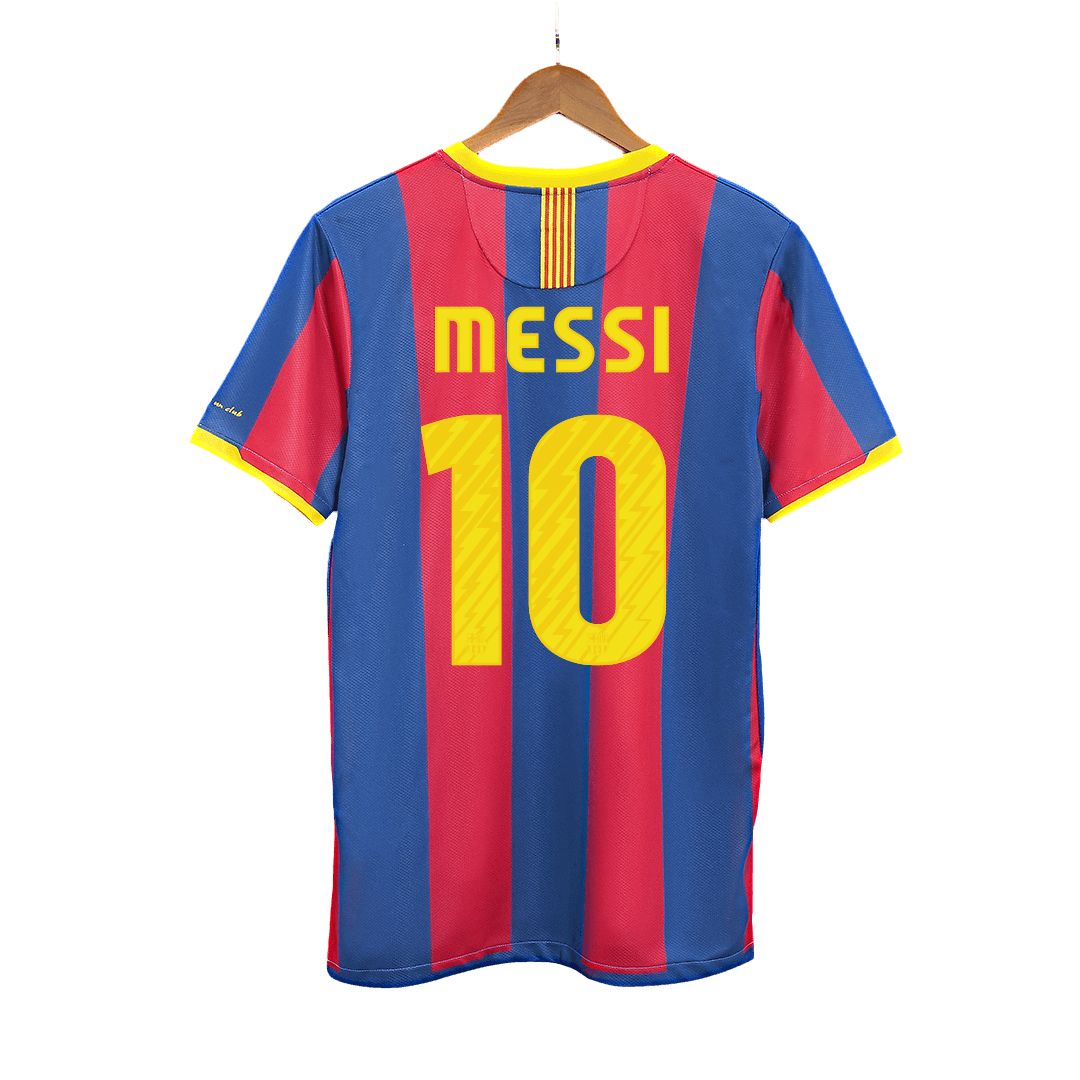 Barcelona Retro Jersey Custom MESSI #10 Soccer Jersey Home 2010/11