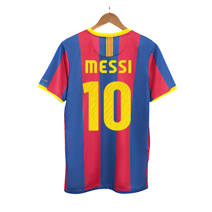 Barcelona Retro Jersey Custom MESSI #10 Soccer Jersey Home 2010/11