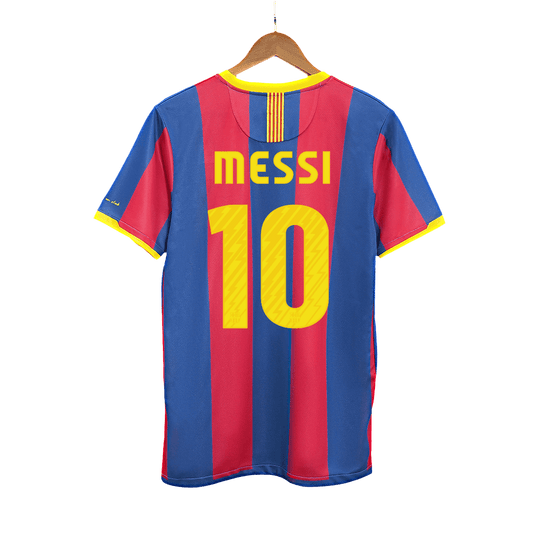 Barcelona Retro Jersey Custom MESSI #10 Soccer Jersey Home 2010/11