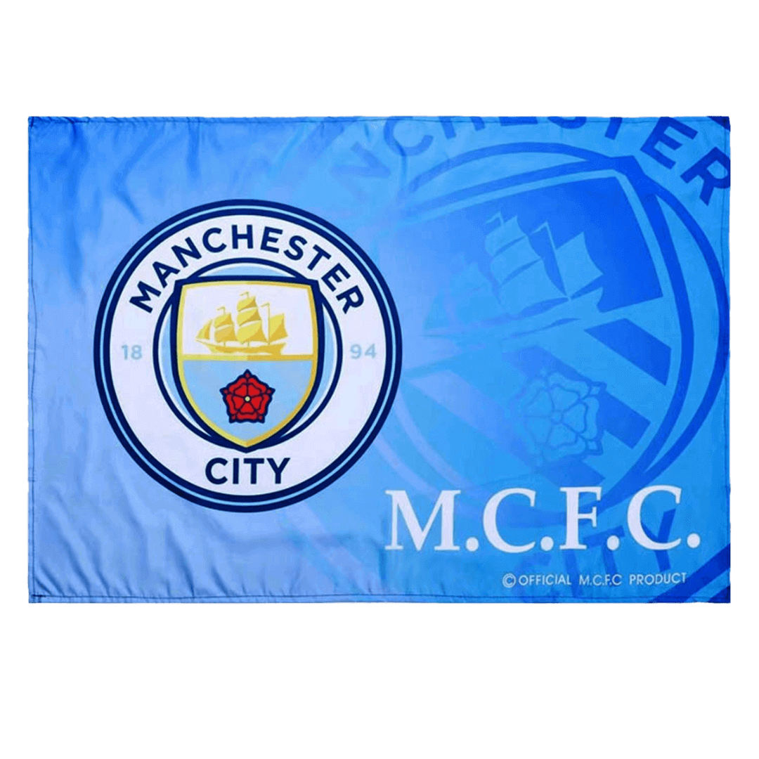 Manchester City Team Flag Blue