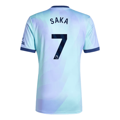 SAKA #7 Arsenal Third Away Soccer Jersey 2024/25