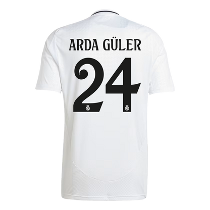 Real Madrid soccer jersey ARDA G¡§1ler #24 Home 2024/25