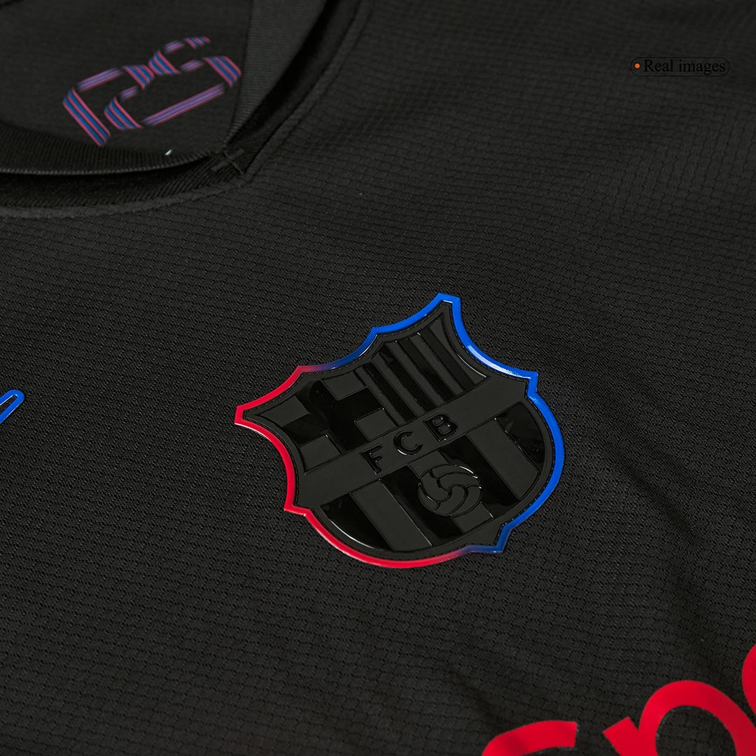 Barcelona Jersey Custom RAPHINHA #11 Soccer Jersey Away 2024/25 - UCL (Old Sponsor)
